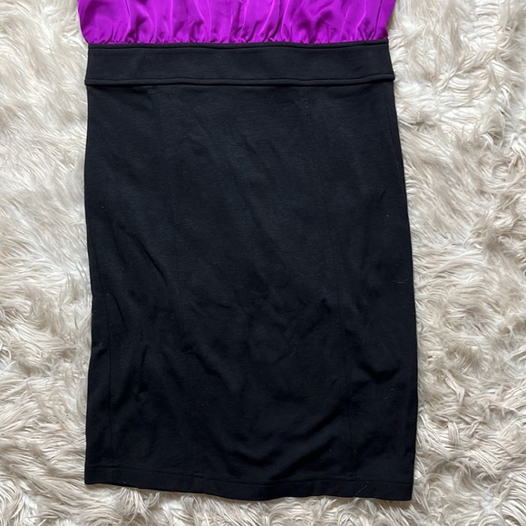 Forever 21 Purple and Black Dress Size Large - Picture 2 of 9